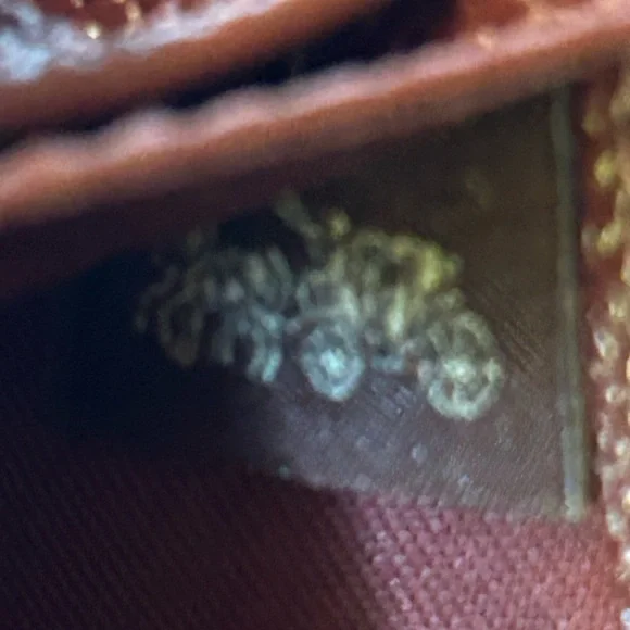 Coach Orange Pebbled Leather Women's Trifold Wallet 8” x 4.5” - Picture 13 of 14